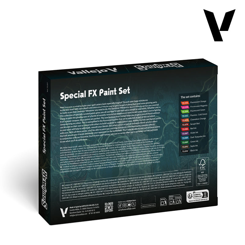 72.207 - Squidmar Special FX  Paint Set - Vallejo Game Color