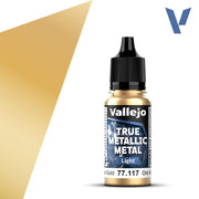 77.117 - Arcane  Gold - Vallejo True Metallic Metal (18ml) - Light