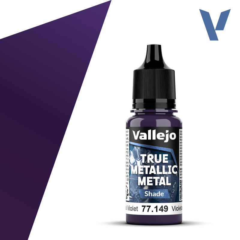 77.149 - Celestial Violet  - Vallejo True Metallic Metal (18ml) - Shade