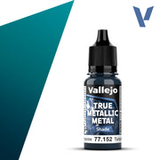 77.152 - Hydra Turquoise  - Vallejo True Metallic Metal (18ml) - Shade