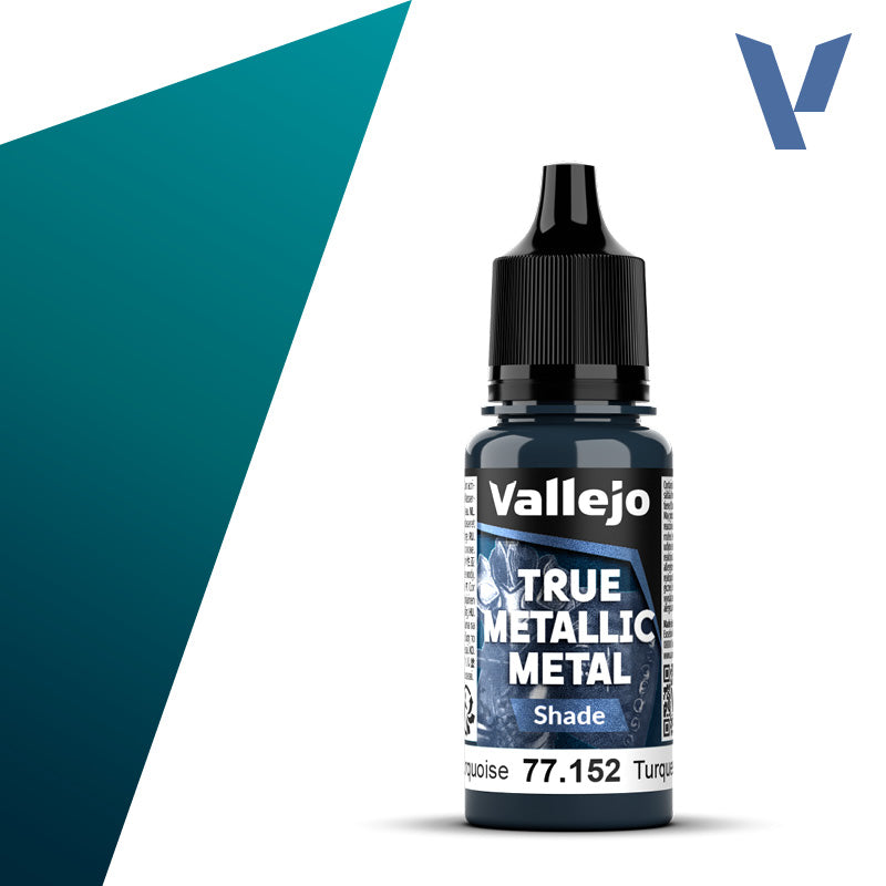 77.152 - Hydra Turquoise  - Vallejo True Metallic Metal (18ml) - Shade