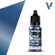 77.170 - Ultramarine Blue - Vallejo True Metallic Metal (18ml) - Airbrush