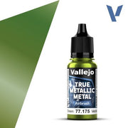 77.175 - Amber Green  - Vallejo True Metallic Metal (18ml) - Airbrush